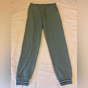 American Eagle Green Sweat Pants